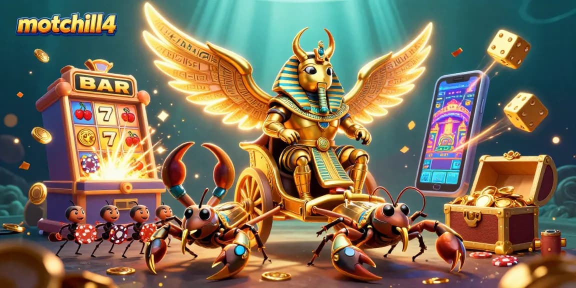 Experience thrilling gaming action with motchill4's vibrant casino scene showcasing jackpot excitement.