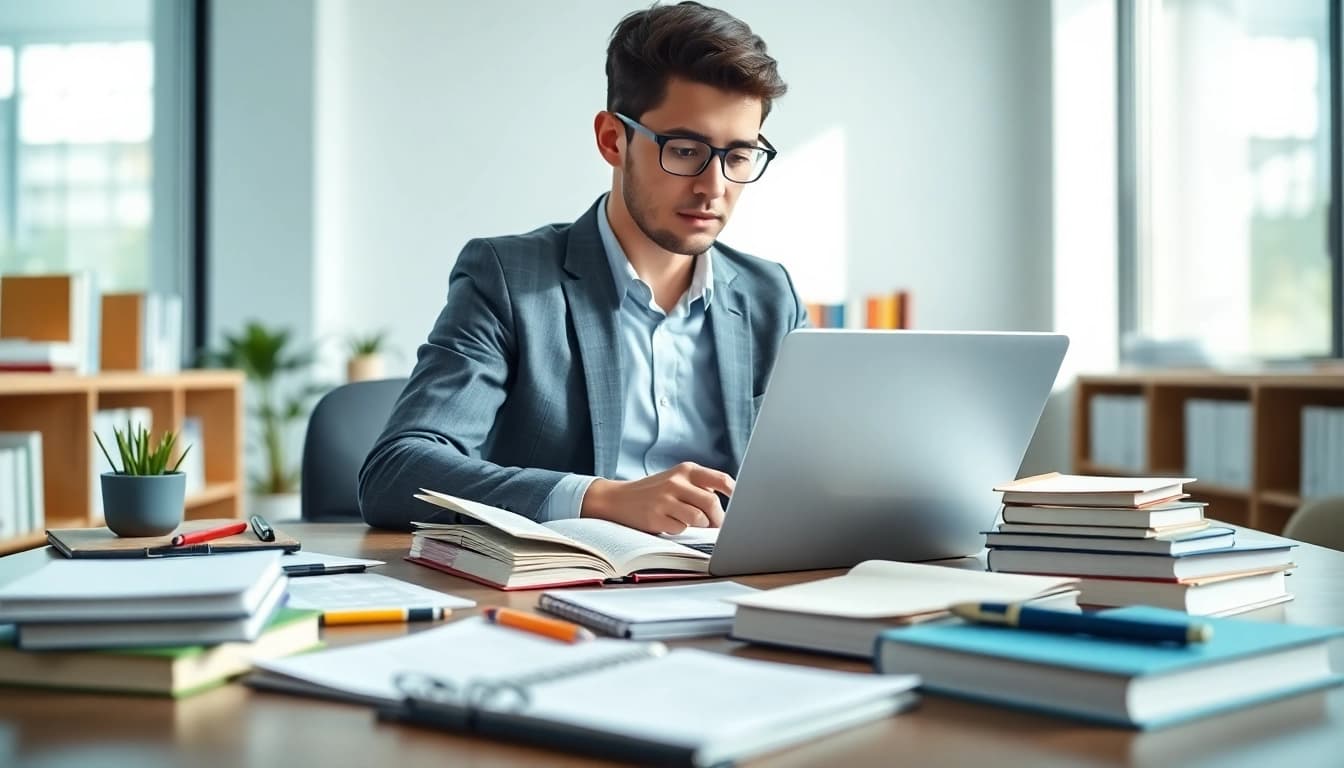 Pay someone to take gre for me with a focused student in a bright study space.