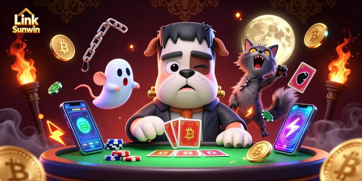 Experience thrilling action at Link Sunwin with unique games and vibrant casino graphics.