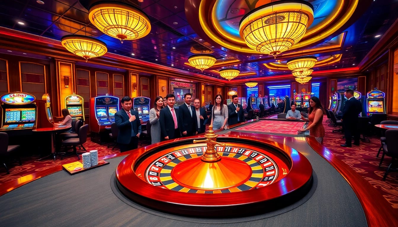 Experience the excitement of gambling with 789win vip in a luxurious casino setting filled with action.
