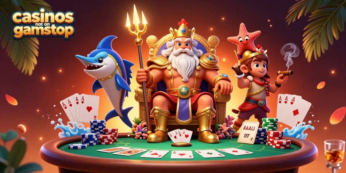 Experience exciting gameplay at casinos not on gamstop featuring vibrant poker scenes.