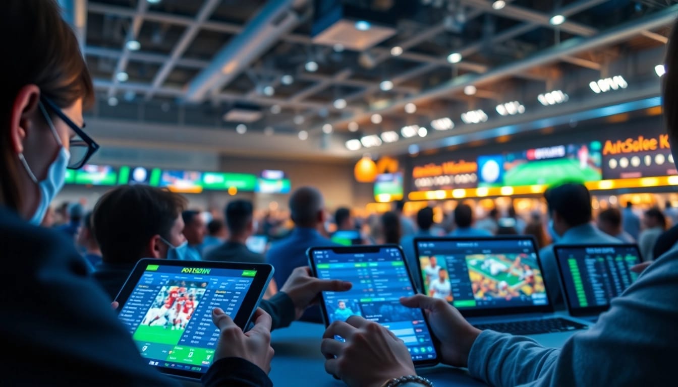 Engaging digital sports betting experience at 98winwin.live featuring modern interfaces and user interaction.