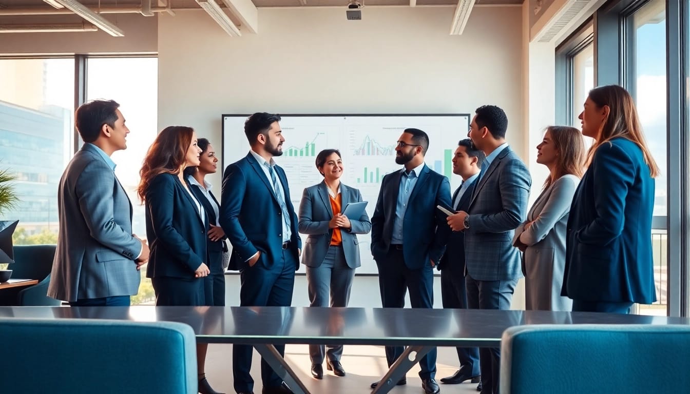 Enhancing Acquisition Planning through professional collaboration in a modern office setting.
