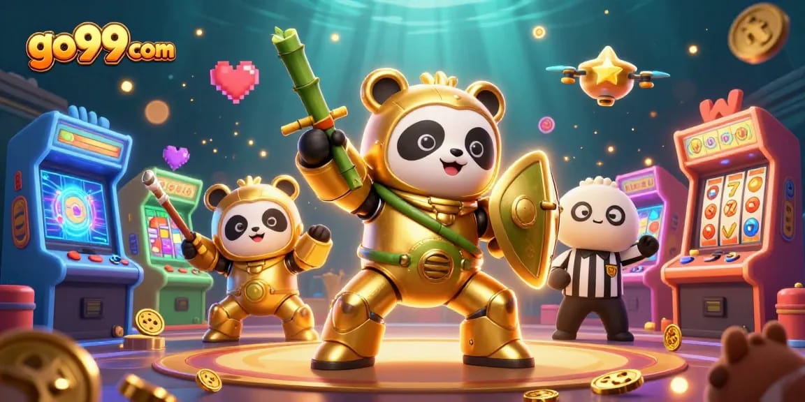 Join the excitement at go99com with an ultra-detailed casino battle in a vibrant arena.