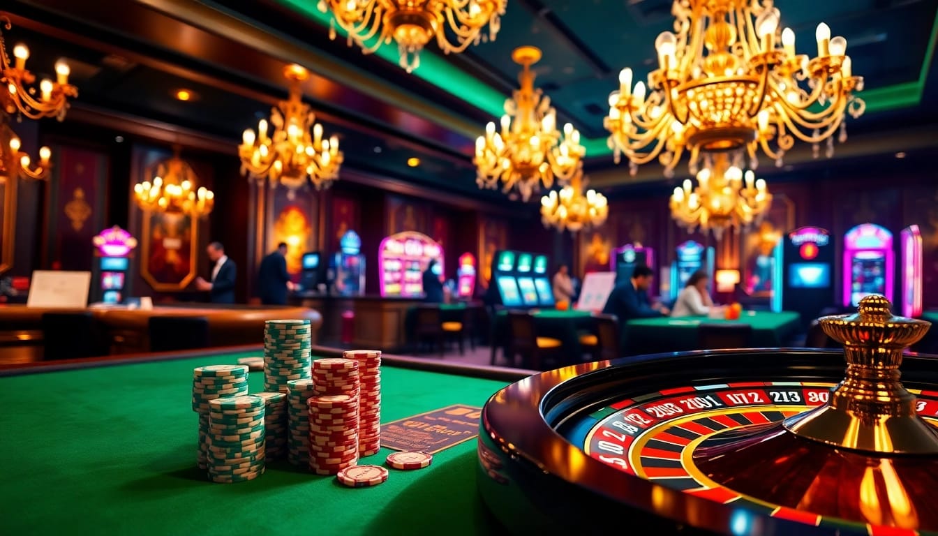 Experience the excitement of RR88 with vibrant casino games and luxurious betting tables.