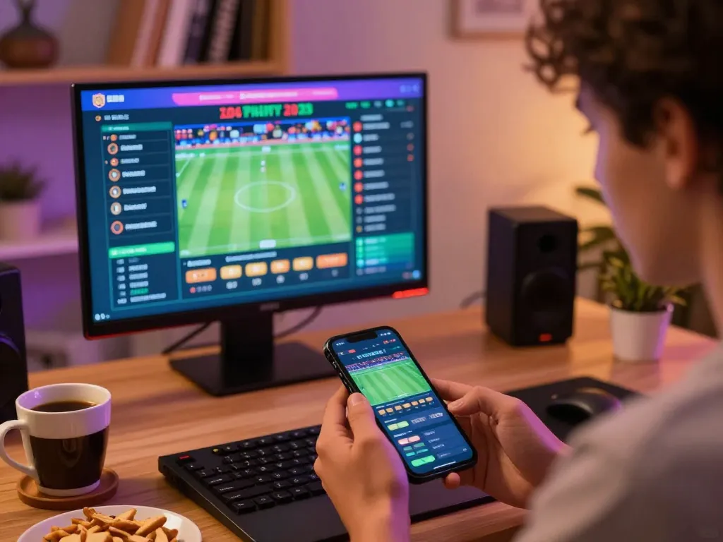 Active mobile sports betting experience with 789F app visible on smartphone screen.