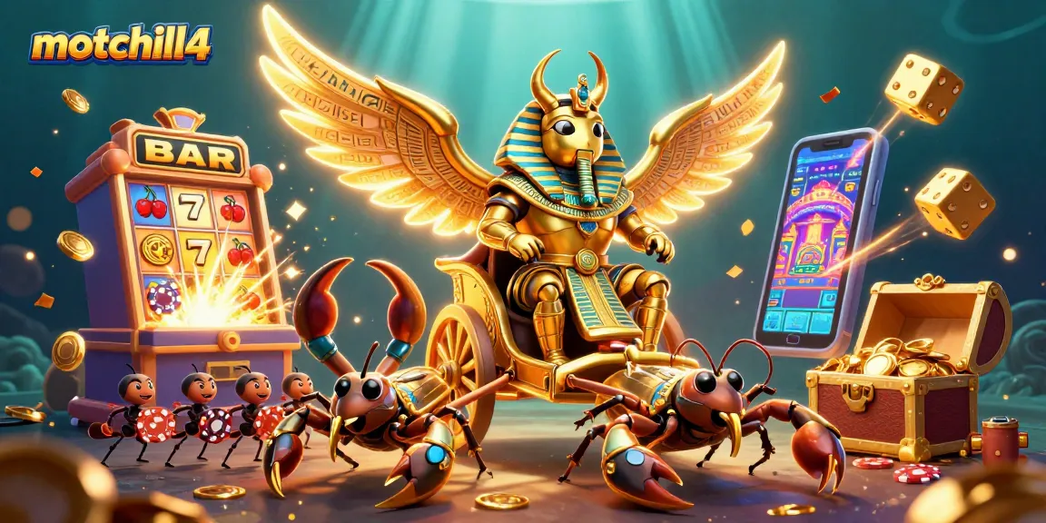 Experience thrilling gaming action with motchill4's vibrant casino scene showcasing jackpot excitement.