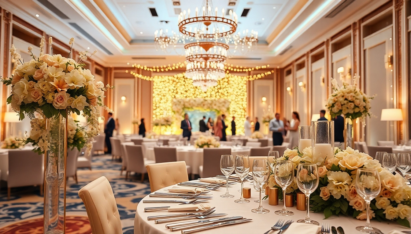 Experience luxurious events at https://www.casablancahire.co.uk/ with elegant decorations and ambient lighting.