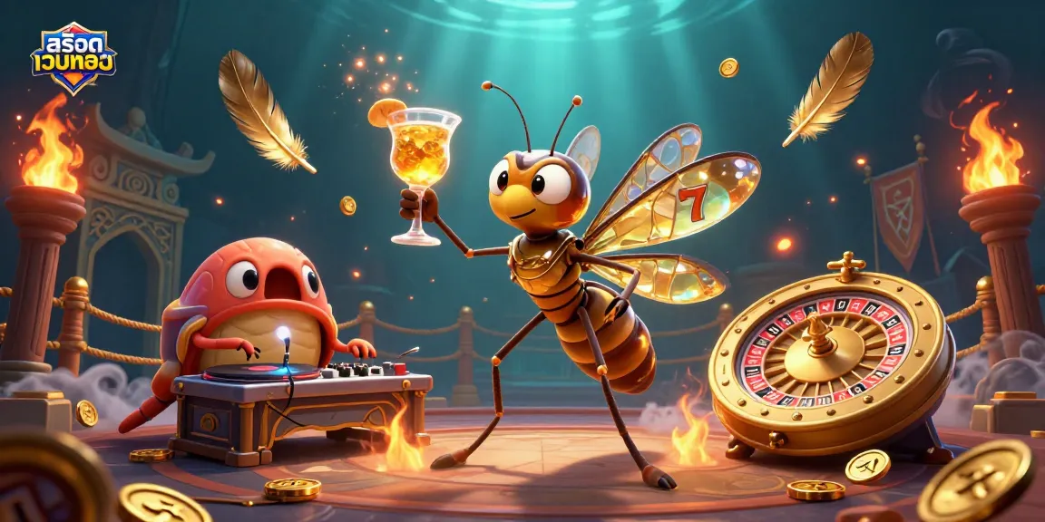 Engage in thrilling gameplay at สล็อตเว็บตรง with a whimsical casino atmosphere featuring unique characters.