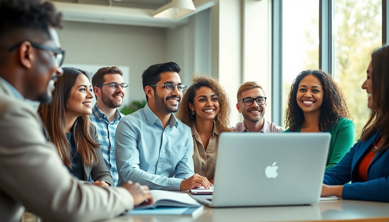 Explore your ideal career options in a vibrant office setting filled with motivated professionals.