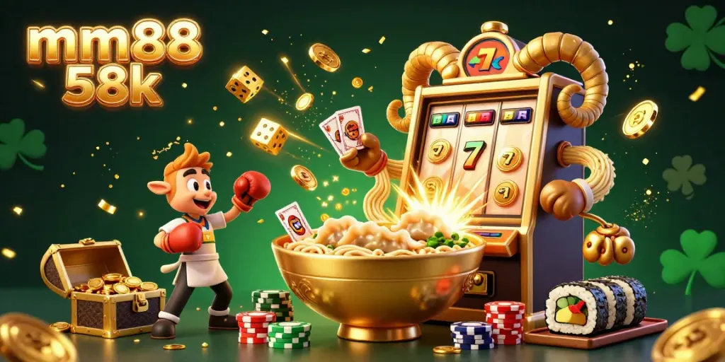 Experience the thrill of mm88 58k with exciting gaming elements and characters at play.