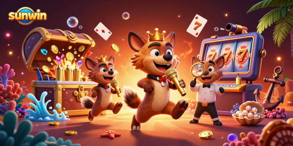 sunwin hyenas bringing excitement to comedy casino with vibrant slot reels and treasures