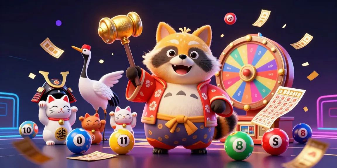 Experience thrilling gaming with 23win's vibrant casino scene featuring dynamic lottery elements and charming characters.