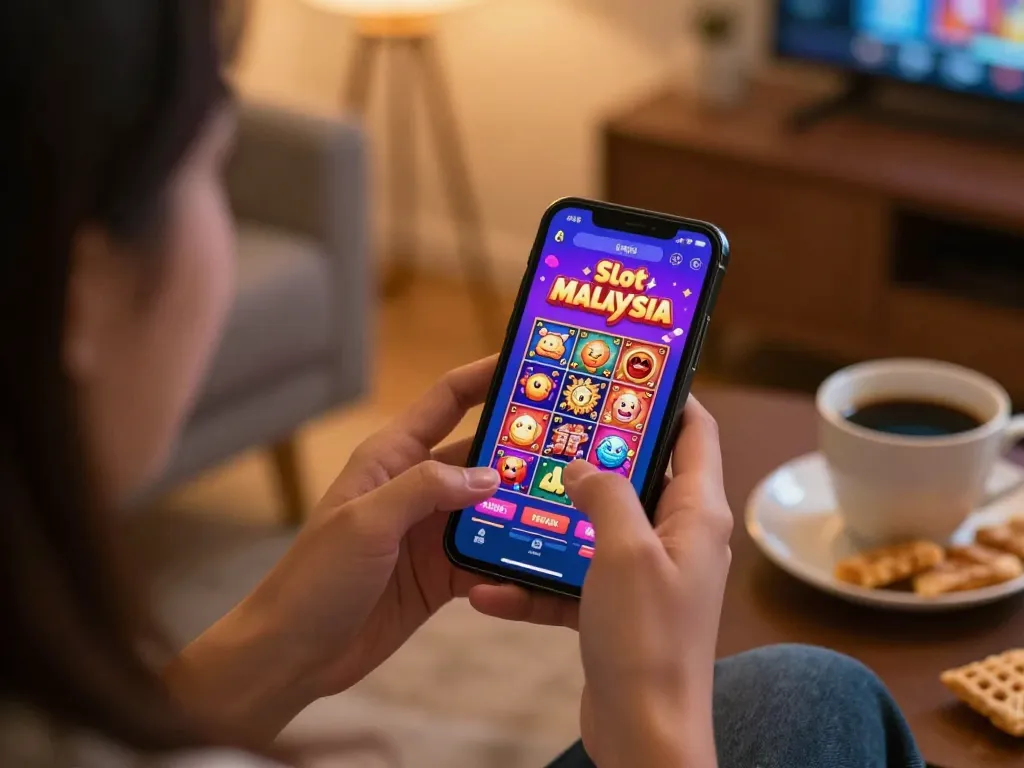 Exciting gameplay on Slot Malaysia app showcasing popular slots on a smartphone.