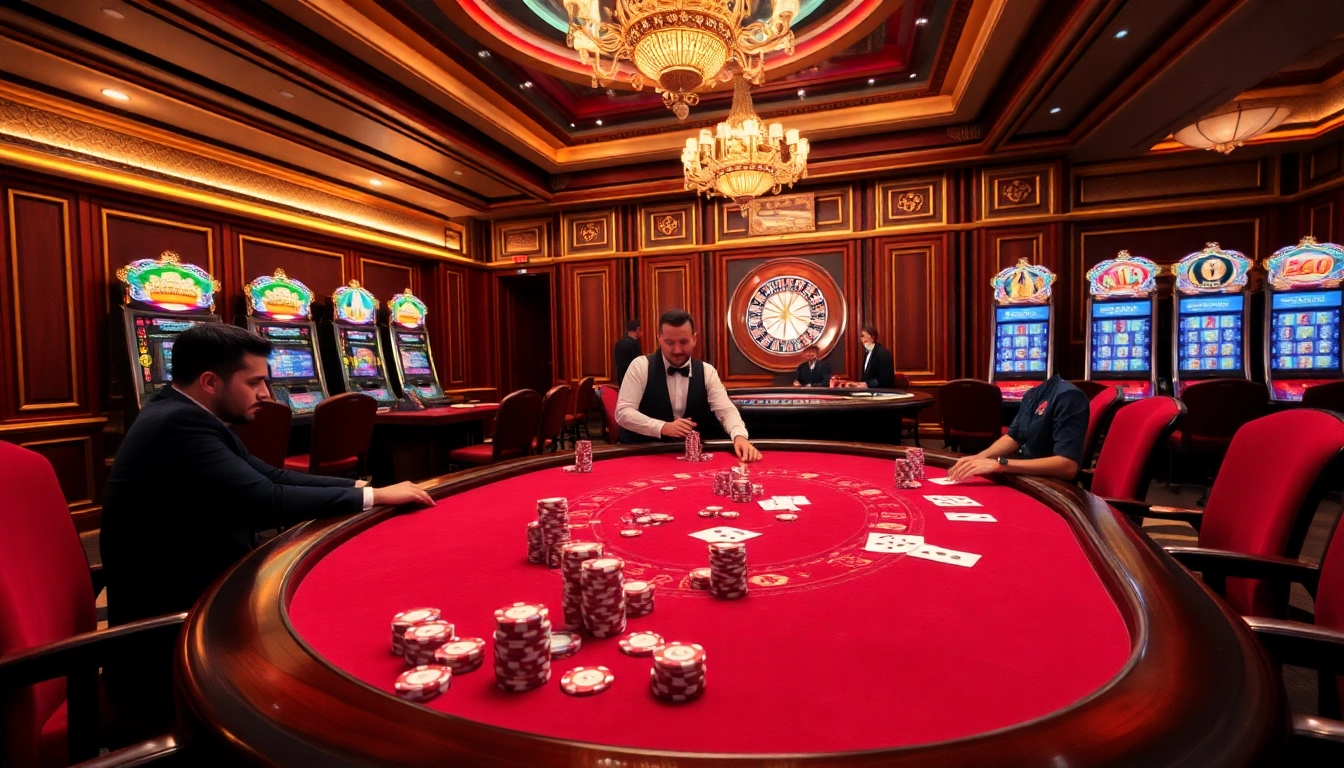 Players engaging in a thrilling poker game at 3wwin.com casino.
