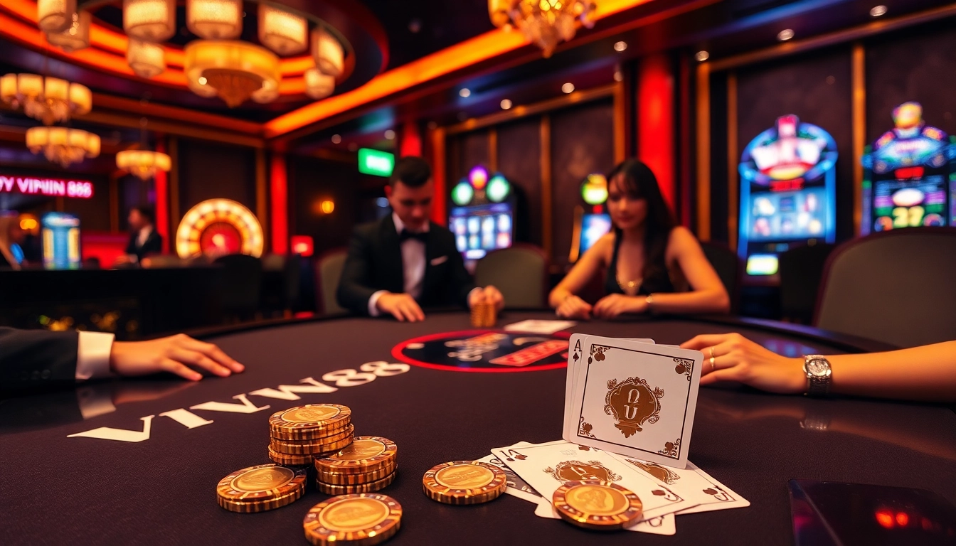 Experience high-stakes poker at VIPWIN88 with modern tables and exciting gameplay.