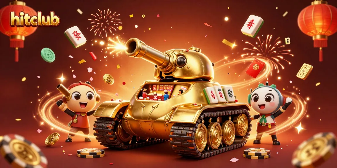 Experience the excitement of the hitclub with a vibrant casino scene inside a golden beetle tank.