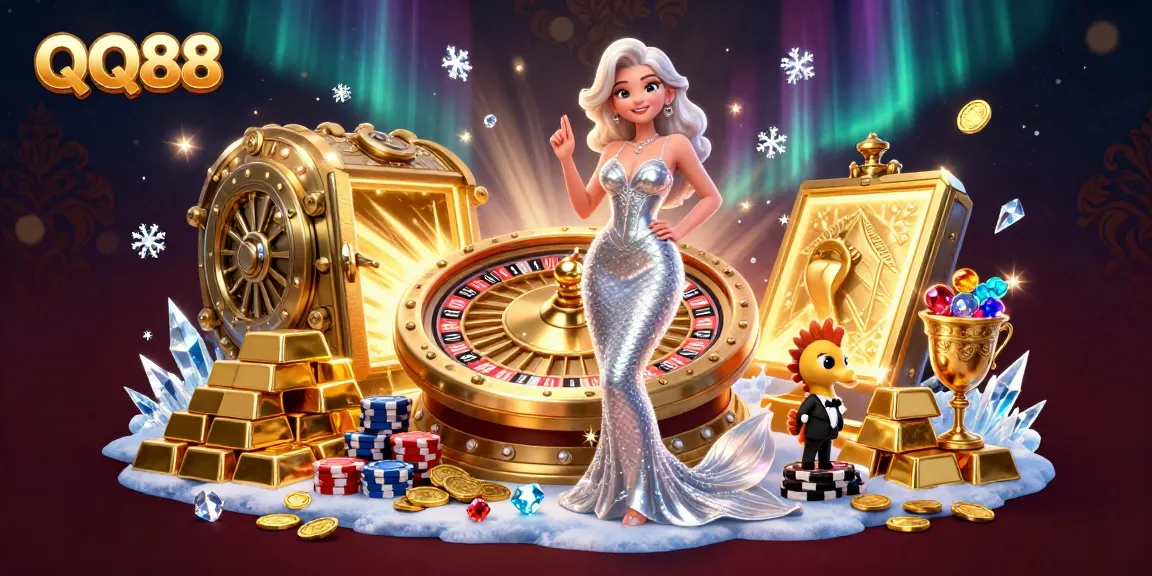 Engage with QQ88 at the golden roulette table, winning big as jewels sparkle.