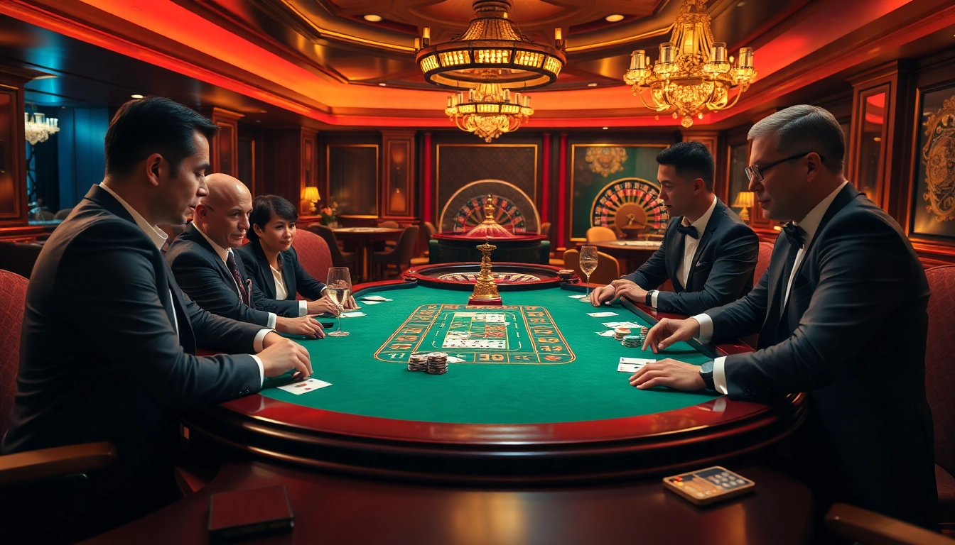 A professional casino game experience at https://bem88.com featuring poker chips and cards.