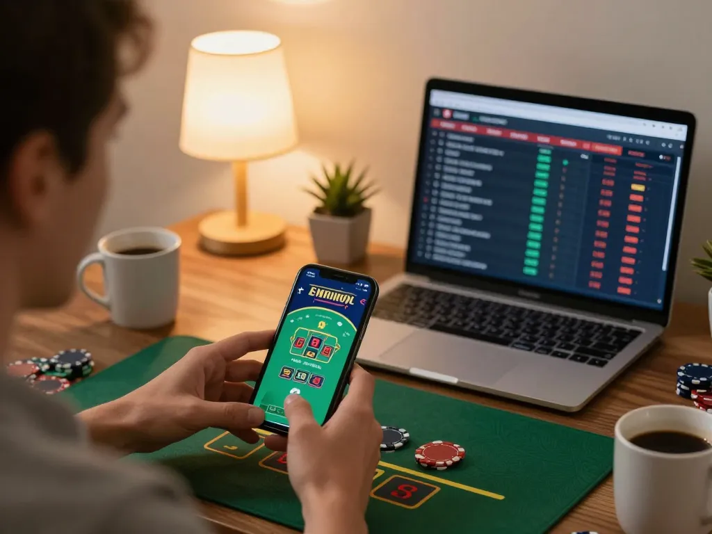 Experience nhà cái uy tín Sunwin with live blackjack on mobile app, showcasing responsible gaming at home