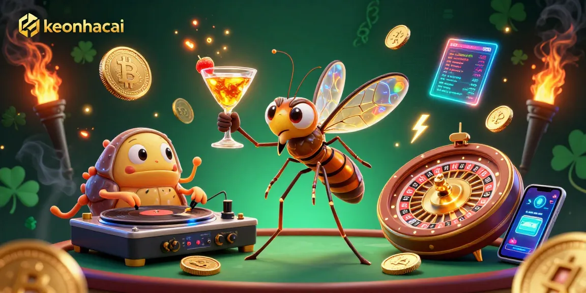 Experience the excitement of keonhacai with a vibrant 3D casino scene full of energy and rich detail.