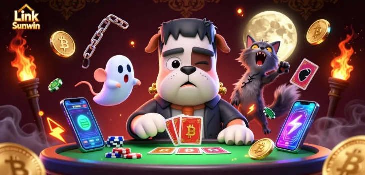 Experience thrilling action at Link Sunwin with unique games and vibrant casino graphics.