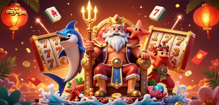 Experience vibrant online casino action at crazyvegas with colorful slots, jackpot features, and festive elements.
